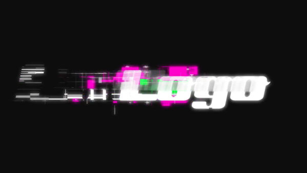 تصویر دانلود پروژه آماده پریمیر - لوگو Glitch Logo Reveal