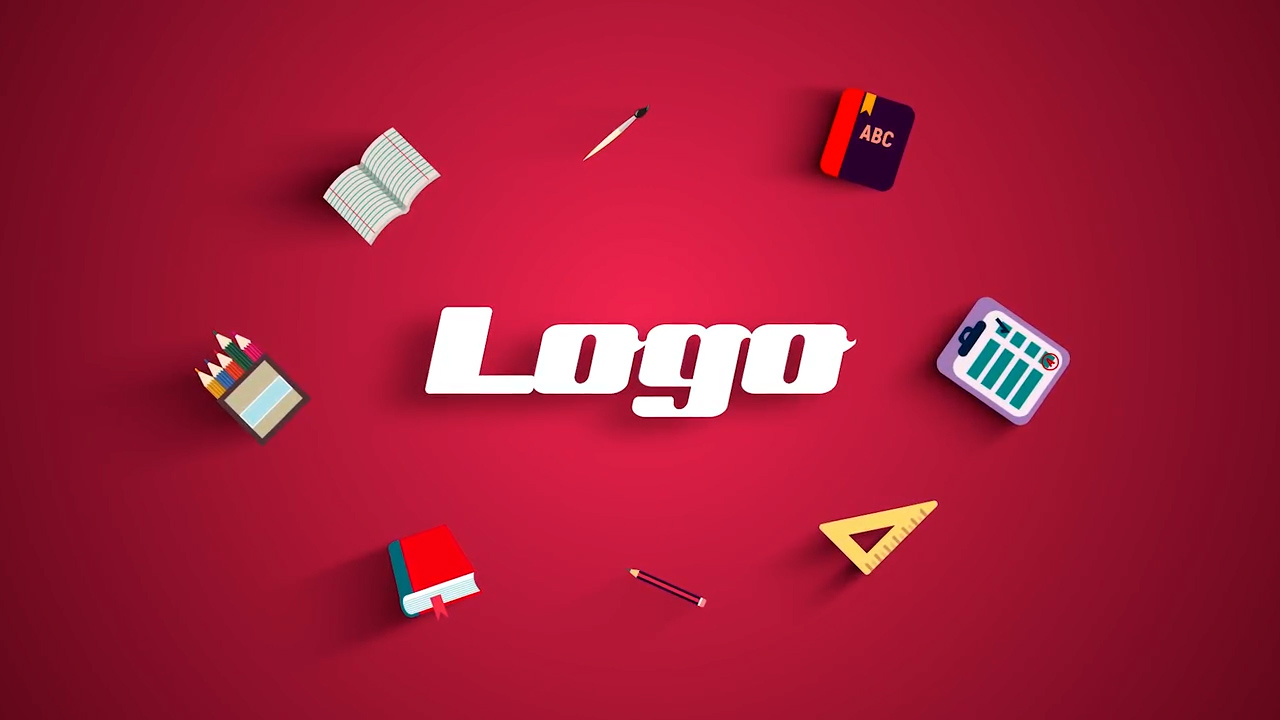 تصویر دانلود پروژه آماده پریمیر - لوگو School Logo Reveal