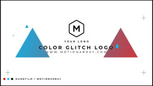 دانلود پروژه آماده پریمیر – لوگو  Color Glitch Logo Intro
