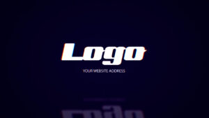 دانلود پروژه آماده افتر افکت – لوگو Glitch Glass Logo