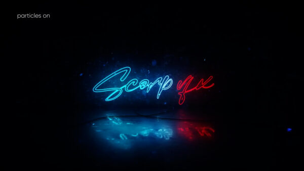 تصویر دانلود پروژه آماده افتر افکت - لوگو Neon Logo Reveal