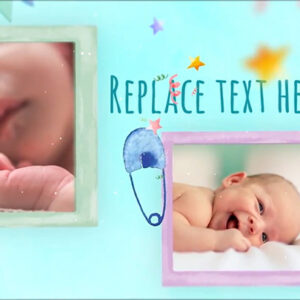 تصویر دانلود پروژه آماده افتر افکت - اسلایدشو Baby Slideshow