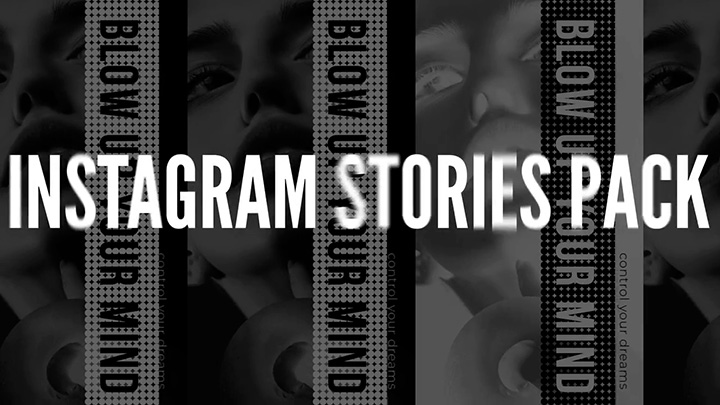 تصویر دانلود پروژه آماده افتر افکت - استوری اینستاگرام Grange Stories Instagram Pack
