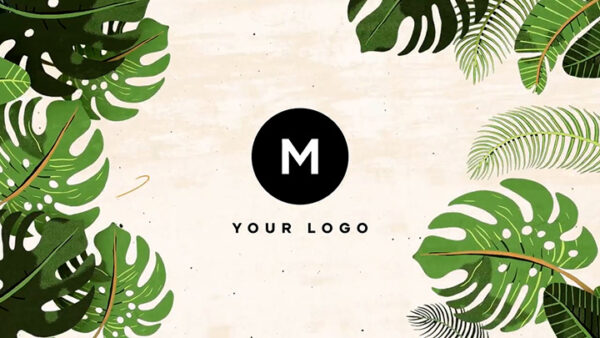 تصویر دانلود پروژه آماده افتر افکت - لوگو Nature Tropical Logo Reveal