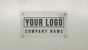 دانلود پروژه آماده افتر افکت – لوگو Office Door Sign Mockup
