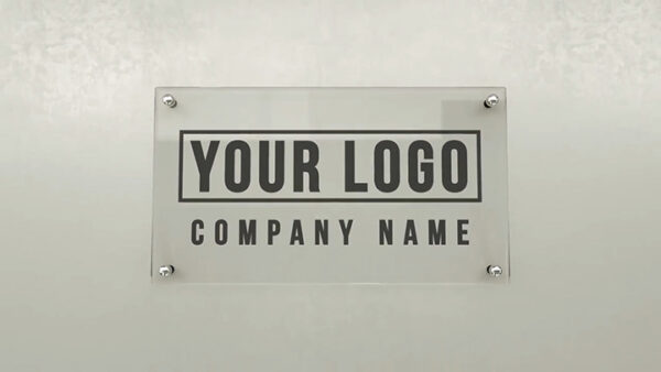 تصویر دانلود پروژه آماده افتر افکت - لوگو Office Door Sign Mockup