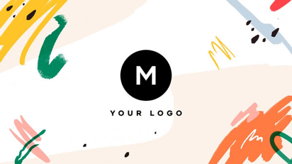 تصویر دانلود پروژه آماده افتر افکت - لوگو Hand Drawn Brush Tropical Logo