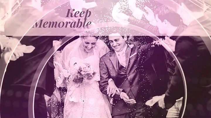 تصویر دانلود پروژه آماده پریمیر - اسلایدشو Lovely Wedding Slideshow
