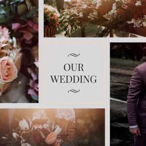 تصویر دانلود پروژه آماده پریمیر - اسلایدشو Wedding Slideshow