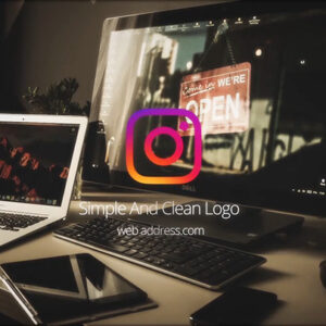 تصویر دانلود پروژه آماده پریمیر - لوگو Clean And Stylish Pop Up Logo Reveal