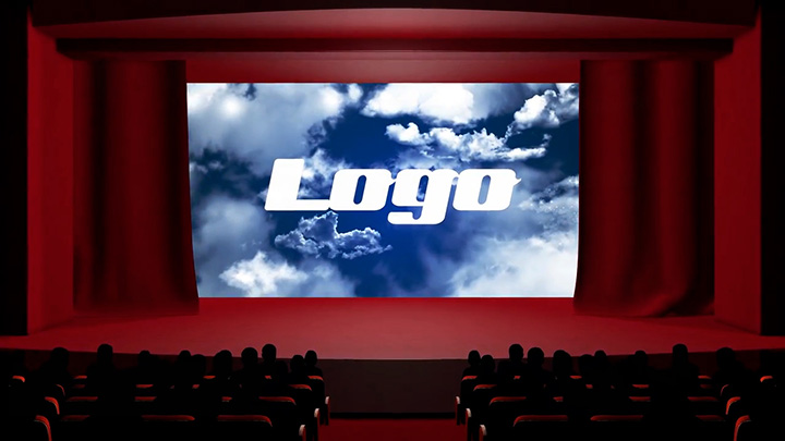 تصویر دانلود پروژه آماده پریمیر - لوگو Movie Theater Logo Reveal