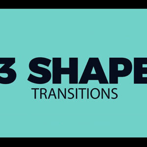 تصویر دانلود پروژه آماده افتر افکت - ترانزیشن ۹۳Shape Transitions