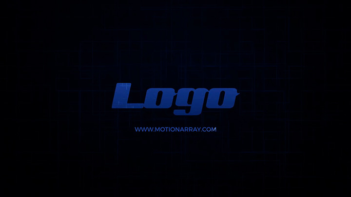 تصویر دانلود پروژه آماده پریمیر - لوگو Digital Logo Reveal