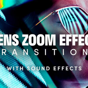 تصویر دانلود پروژه آماده افتر افکت - ترنزیشن Lens Zoom Effect Transitions