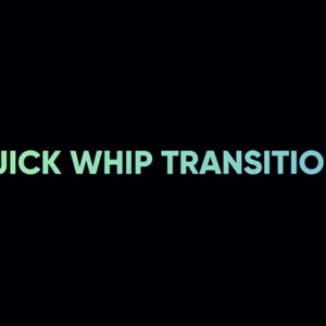 تصویر دانلود پروژه آماده افتر افکت - ترنزیشن Quick Whip Transitions