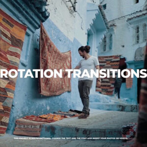 تصویر دانلود پروژه آماده افتر افکت - ترانزیشن Rotation Transitions