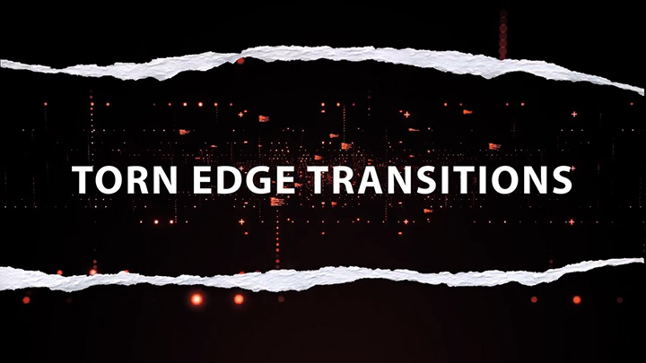 تصویر دانلود پروژه آماده پریمیر - ترانزیشن Torn Edge Transitions