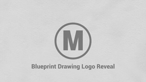 تصویر دانلود پروژه آماده پریمیر - لوگو Blueprint Drawing Logo Reveal