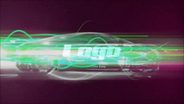 تصویر دانلود پروژه آماده پریمیر - لوگو Fast Car Logo Reveal