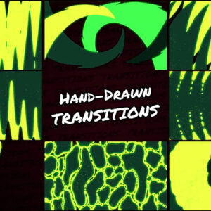 تصویر دانلود پروژه آماده افتر افکت - ترانزیشن Hand-Drawn Transitions