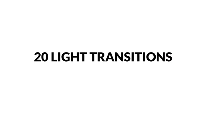 تصویر دانلود پروژه آماده پریمیر - ترانزیشن Lights Transitions