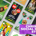 تصویر دانلود پروژه آماده پریمیر - استوری اینستاگرام Christmas Social Media Stories