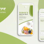 تصویر دانلود پروژه آماده افتر افکت - پست و استوری اینستاگرام Food Instagram Stories & Posts