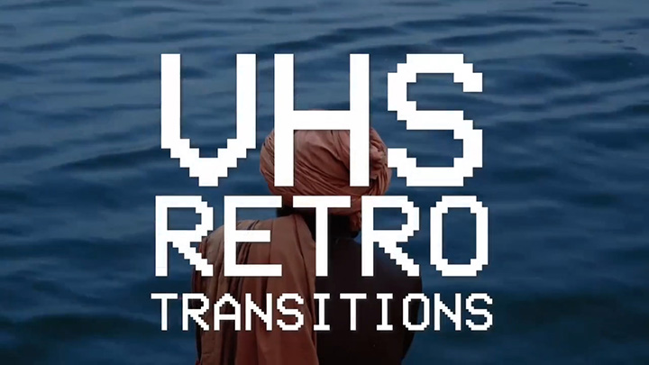 تصویر دانلود پروژه آماده پریمیر - ترانزیشن VHS Retro Transitions