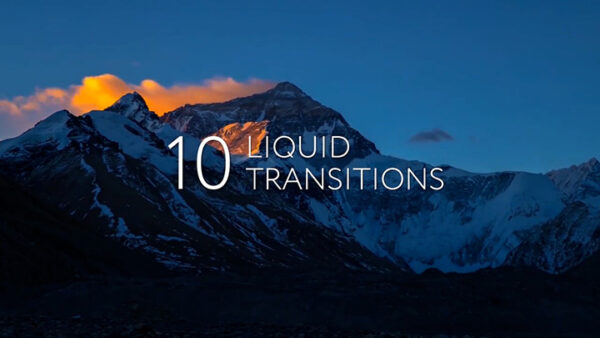 تصویر دانلود پروژه آماده پریمیر - ترانزیشن Liquid Transitions