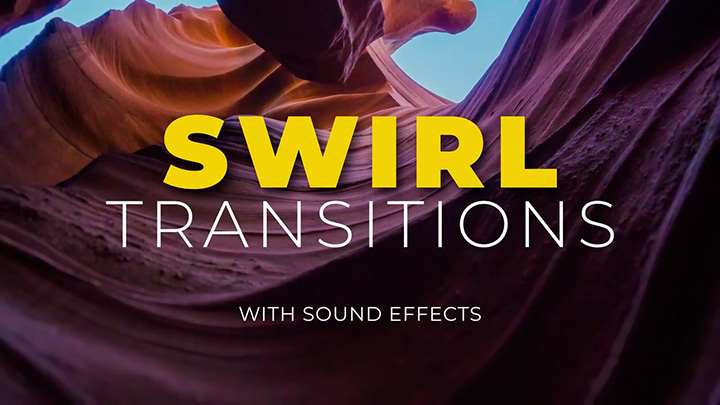 تصویر دانلود پروژه آماده پریمیر - ترانزیشن Swirl Transitions