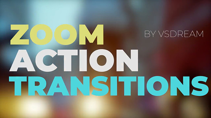تصویر دانلود پروژه آماده پریمیر - ترانزیشن Zoom Action Transitions